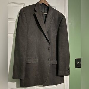 CHAPS Gray Sport Coat Blazer Dark Gray 44L